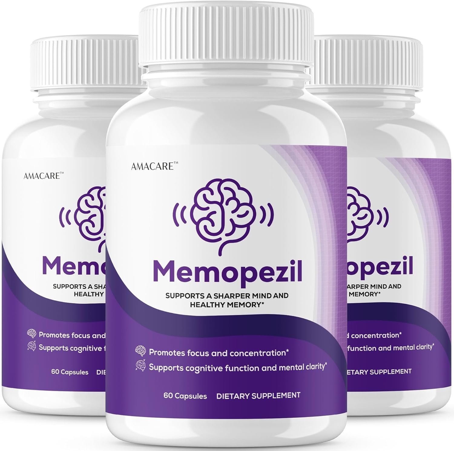 Memopezil 3-bottle kit