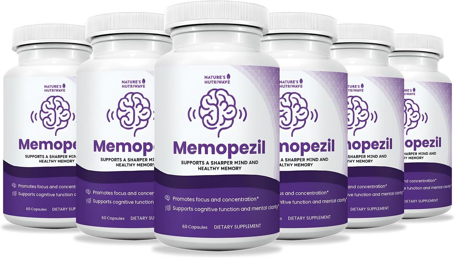 Memopezil 6-bottle kit